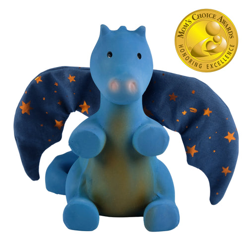 Midnight Dragon Organic Rubber Baby Toy