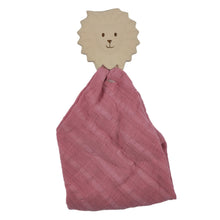 Lion baby comforter and teether toy