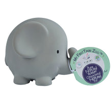 Elephant natural rubber baby teether and bath toy