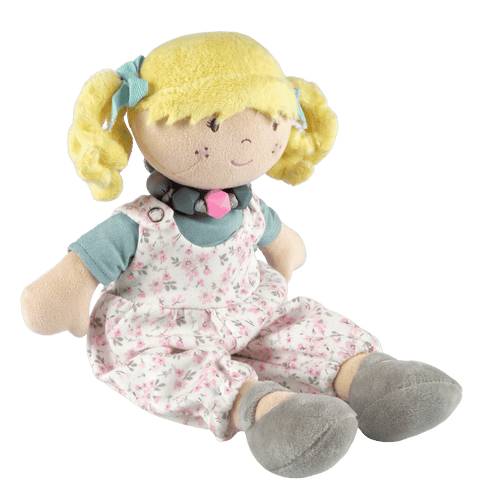 Lucy with Friendship Bracelet in Flower Printed Outfit