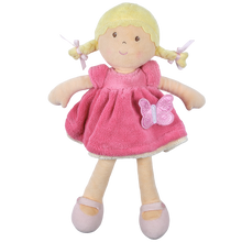 Ria - Blonde Hair With Pink & White Dress