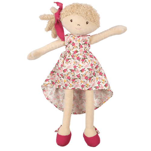 Rosemary - Blonde Hair in Flower Print Dress