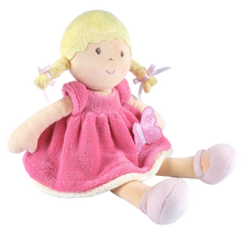 Ria - Blonde Hair With Pink & White Dress