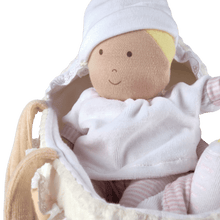 Grace - Baby Soft Doll with Carry Cot and Blanket