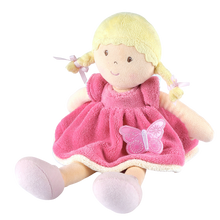 Ria - Blonde Hair With Pink & White Dress