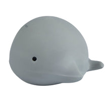 whale natural rubber baby rattle and bath toy