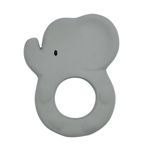 Elephant natural rubber baby teether toy