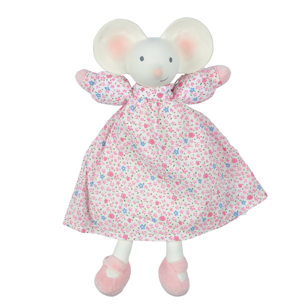 Meiya the mouse floral baby lovey and teether