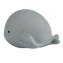 whale natural rubber baby rattle and bath toy