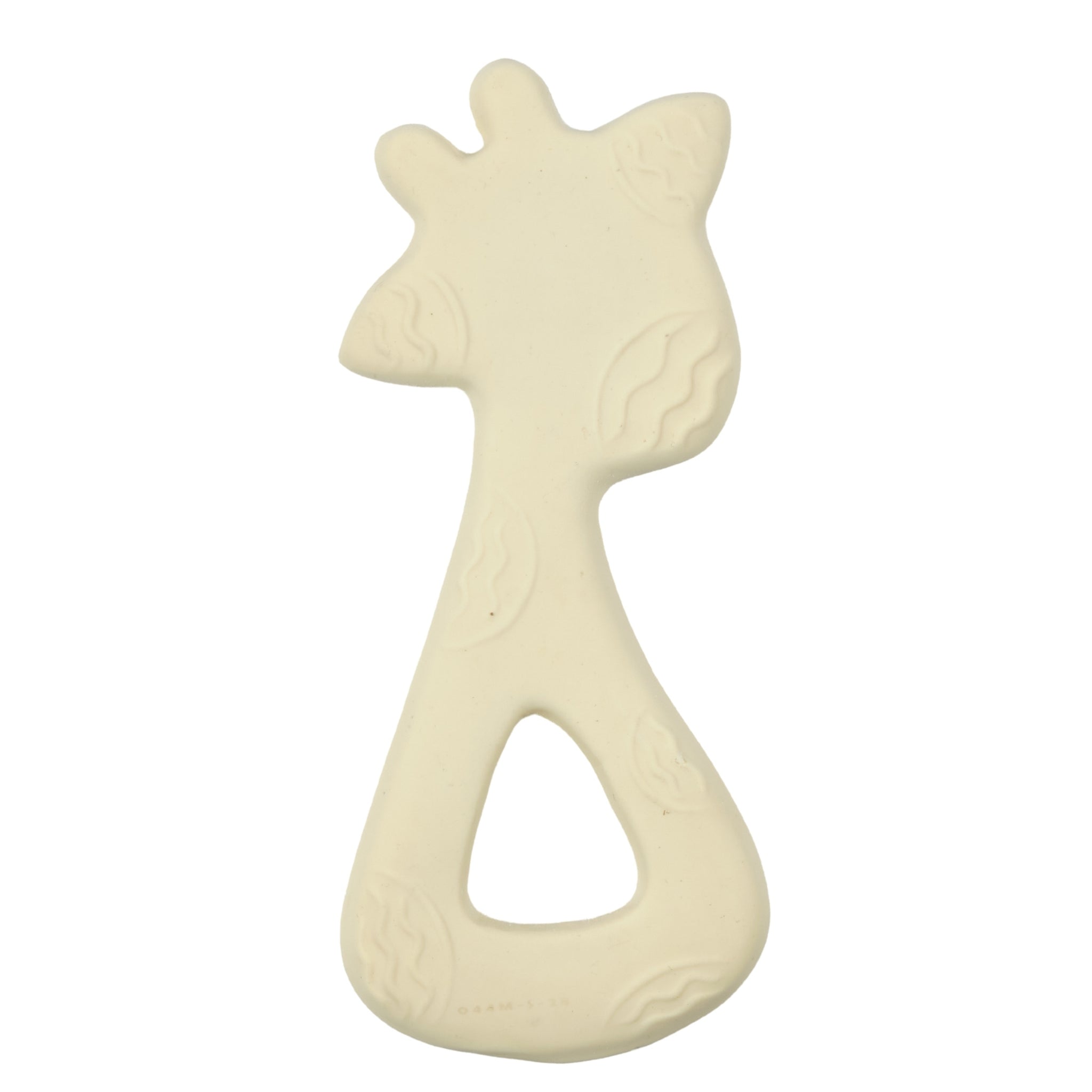 Giraffe natural rubber baby teether toy