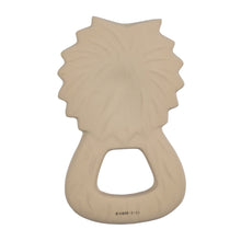 Lion natural rubber baby teether toy