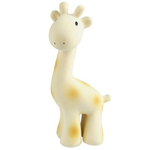 Giraffe natural baby teether rattle and bath toy