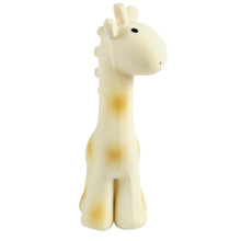 Giraffe natural baby teether rattle and bath toy
