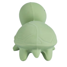 Turtle natural rubber baby rattle and bath toy