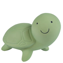 Turtle natural rubber baby rattle and bath toy