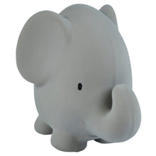 Elephant natural rubber baby teether and bath toy