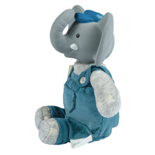 alvin the elephant baby soft toy with teether