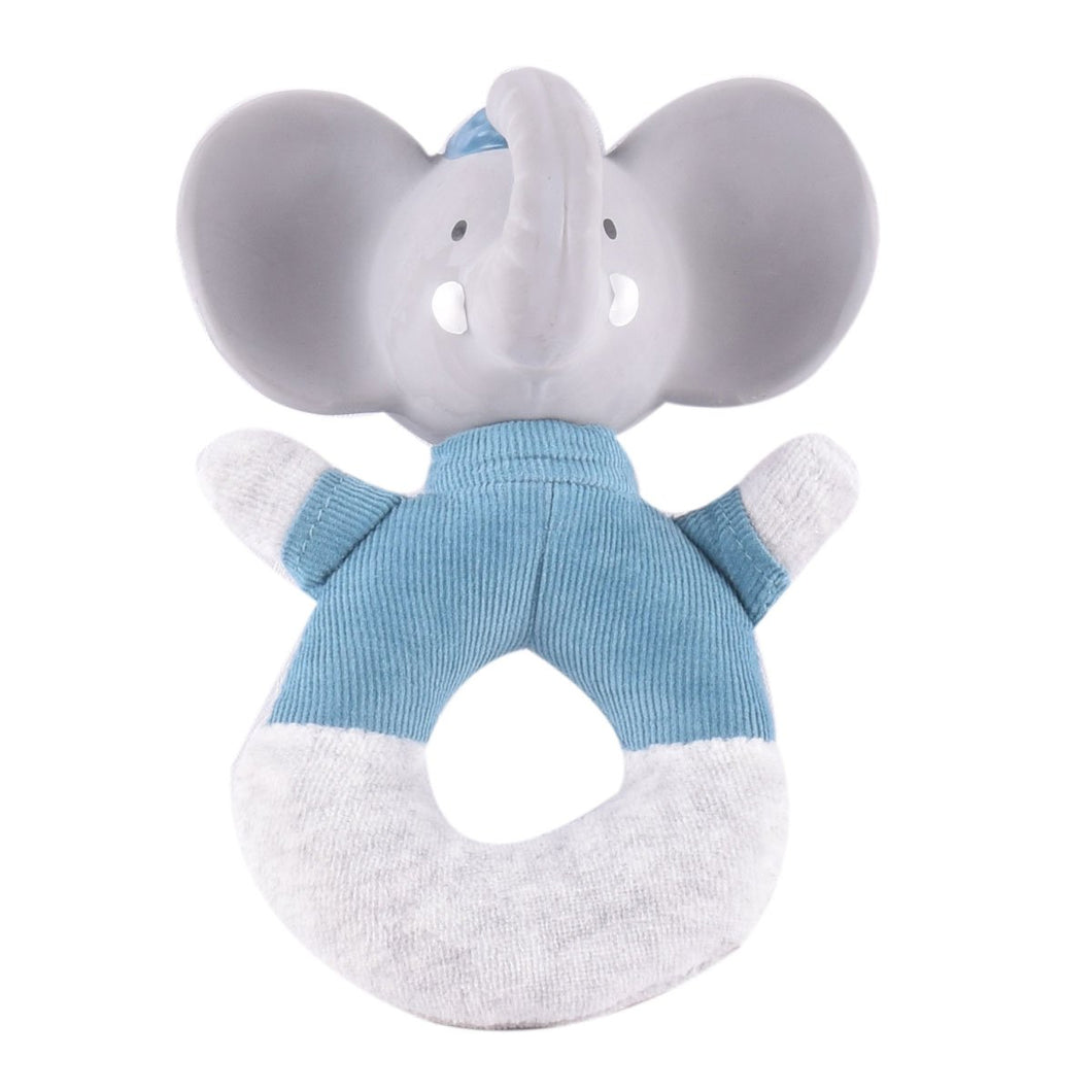 Alvin the Elephant Soft Baby Rattle UK - Tikiri Toys