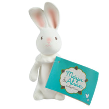 Havah the Bunny all rubber baby teether squeaker toy