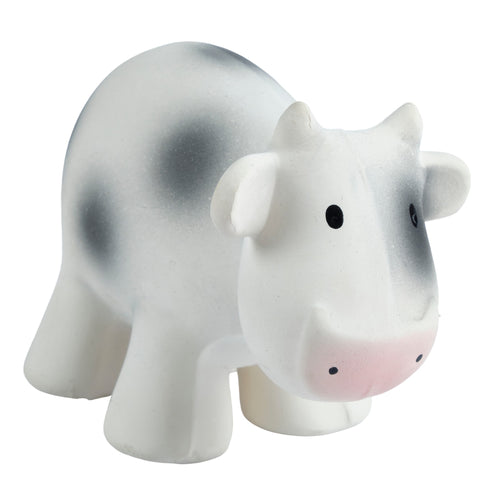 cow natural rubber baby bath toy 